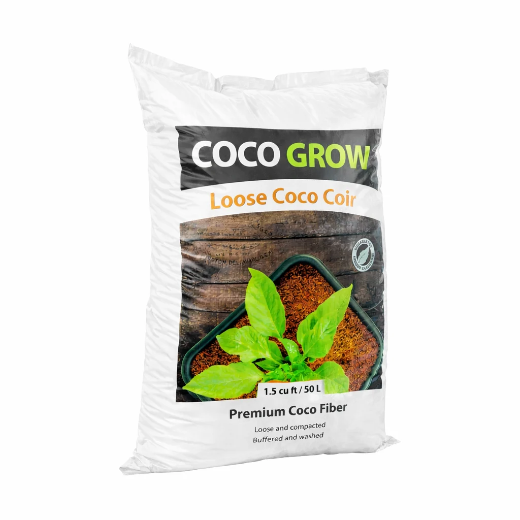 Bulk loose coco coir pith Canada — triple washed ready to use